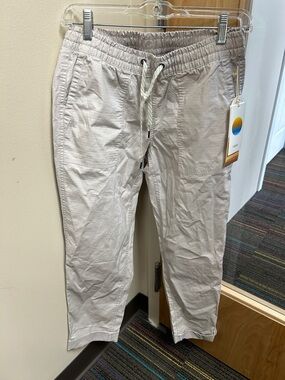 Vuori Light Beige Drawstring Joggers